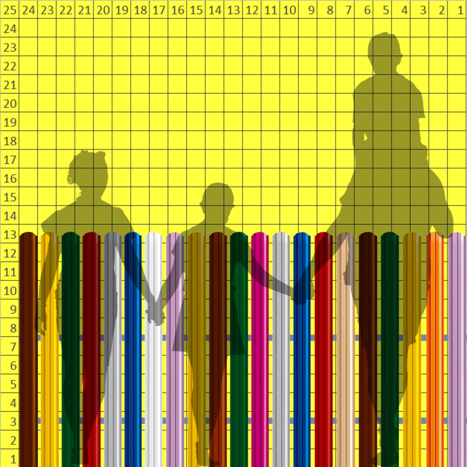 Нарядный палисадник 125см