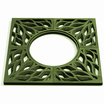 Приствольная решетка ПП ZKING CRUST 1.2х1.2м Зеленая