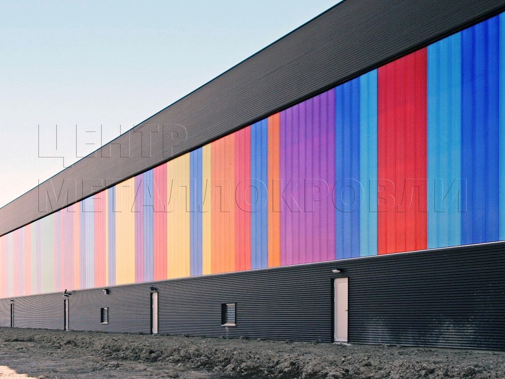 Линеарные панели обычно применяются для отделки фасадов