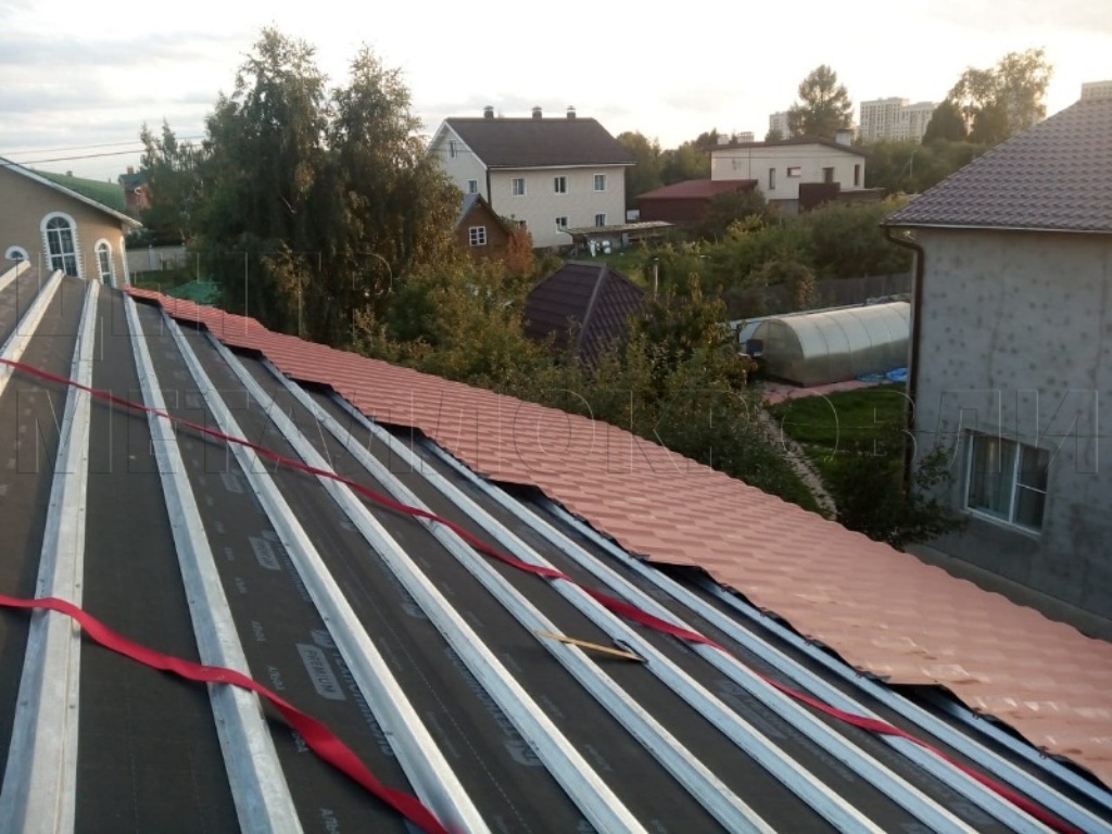 Металлочерепица Геркулес 8004 терракотовый Стальной Бархат от Центра Металлокровли в Шымкенте