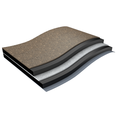 Ендовый ковер Docke PIE/ 1000/ Кофейный 10м. фото Центр Металлокровли